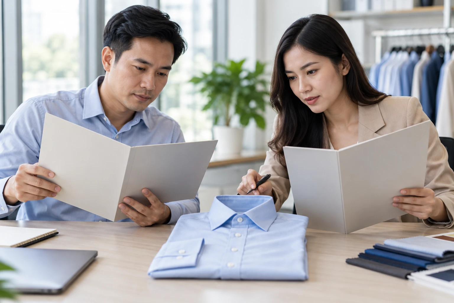 Một cấu hình áo sơ mi dùng để so hai báo giá
