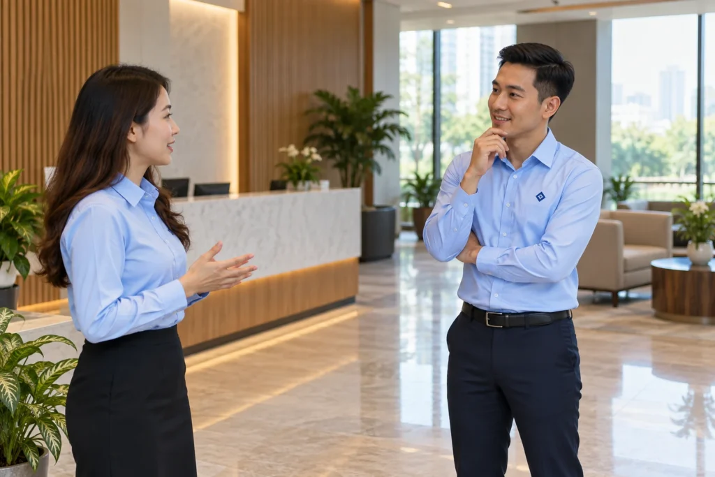 Duyệt độ rõ logo ở khoảng cách giao tiếp