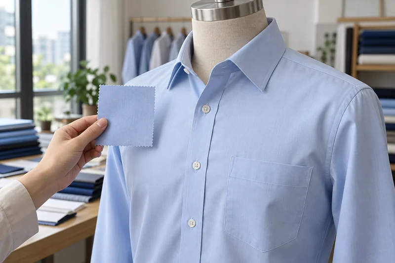 Đối chiếu chất liệu với kiểu áo sơ mi